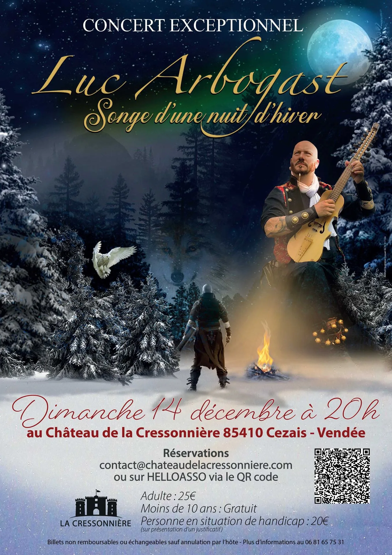 Affiche concert Luc Arbogast